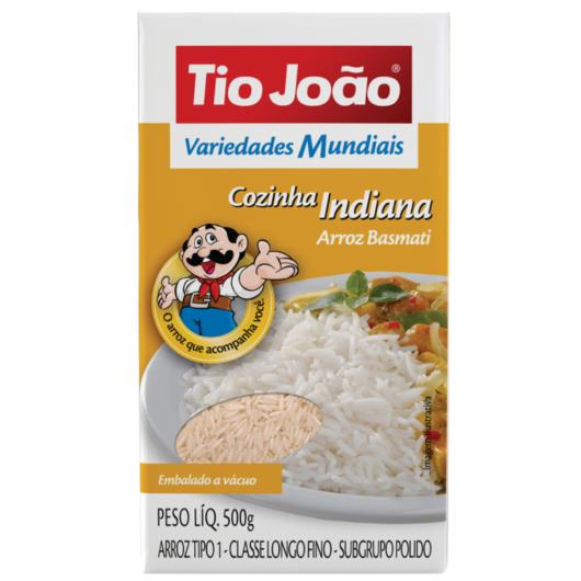 Arroz Basmati Tio Joao Variedades Mundiais Cozinha Indiana 500g - Imagem em destaque