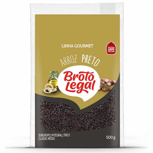 Arroz Preto Broto Legal Gourmet Tipo 1 Pouch 500g - Imagem em destaque