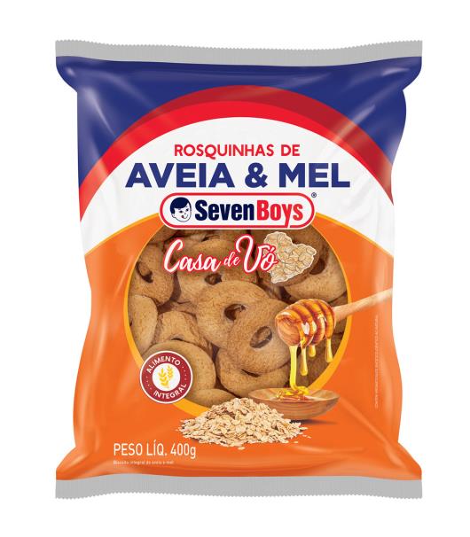 Rosquinha aveia e mel Seven Boys 400g - Imagem em destaque