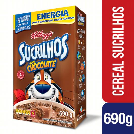 Cereal Matinal Chocolate Kellogg's Sucrilhos Caixa 690g - Imagem em destaque