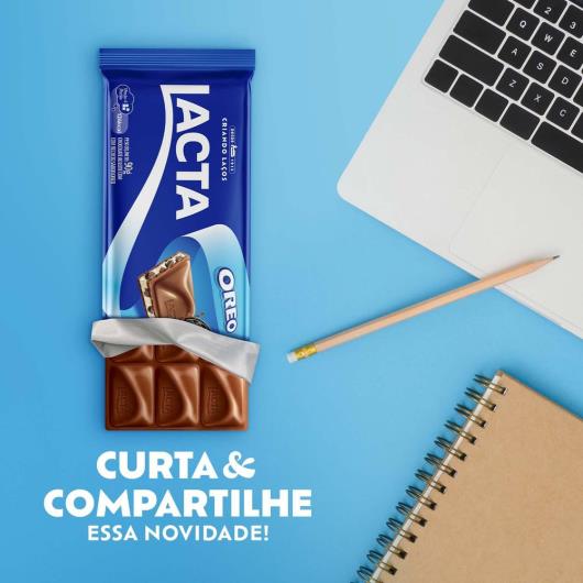 Chocolate ao Leite Lacta Oreo 90g - Imagem em destaque