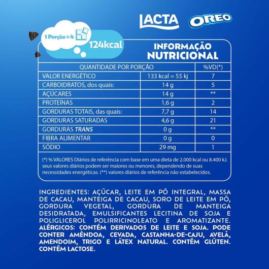 Chocolate ao Leite Lacta Oreo 90g - Imagem em destaque