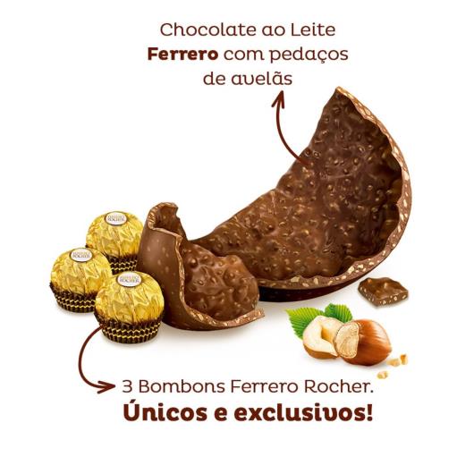 Ovo de Páscoa Ferrero Rocher Caixa 137,5g - Imagem em destaque