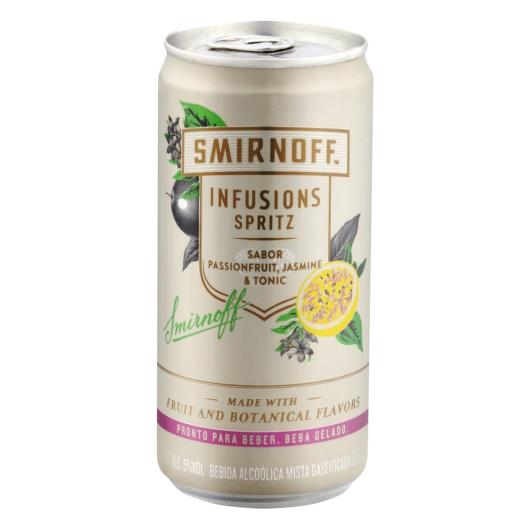 Bebida Mista Alcoólica Gaseificada Passionfruit, Jasmine & Tonic Smirnoff Infusions Spritz Lata 269ml - Imagem em destaque