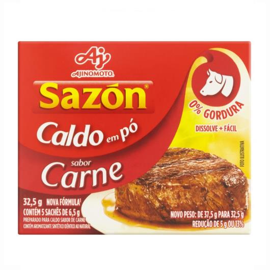 Caldo Pó Carne Sazón Caixa 32,5g 5 Unidades - Imagem em destaque