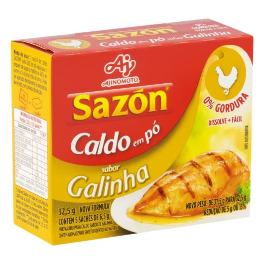 Caldo Pó Galinha Sazón Caixa 32,5g 5 Unidades - Imagem em destaque