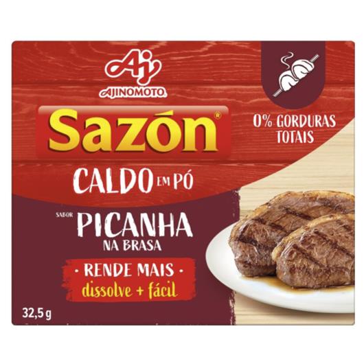 Caldo em pó picanha na brasa Sazón 32,5g - Imagem em destaque