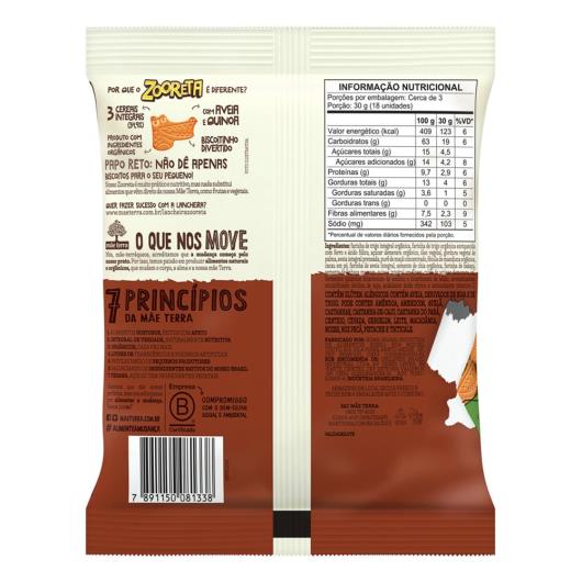 Biscoito Orgânico Infantil Mãe Terra Zooreta Cacau com Aveia e Quinoa 80g - Imagem em destaque