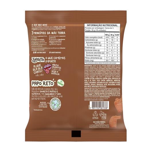 Biscoito orgânico integral cacau Mãe Terra Zooreta 80g - Imagem em destaque