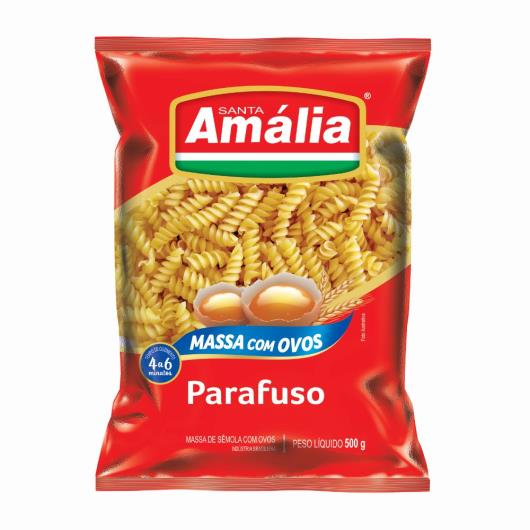 Macarrão Santa Amália Parafuso Com Ovos 500g - Imagem em destaque