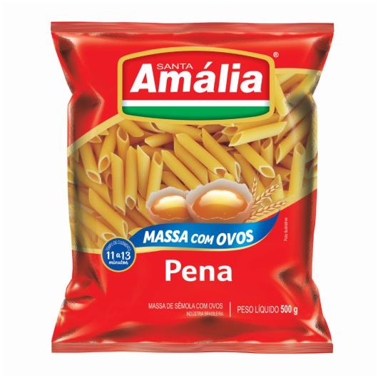 Macarrão Santa Amália Pena Com Ovos 500g - Imagem em destaque