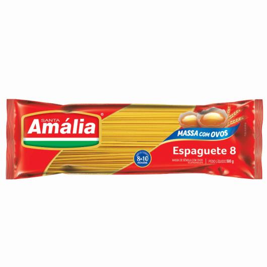 Macarrão Santa Amália Espaguete 8 Com Ovos 500g - Imagem em destaque