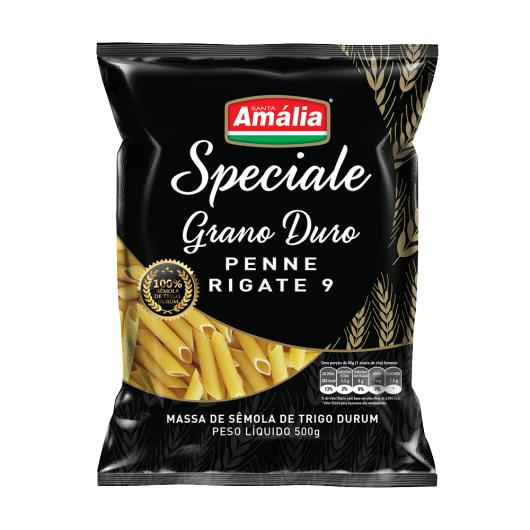 Macarrão Santa Amália Speciale Grano Duro Penne Rigate 9 500g - Imagem em destaque