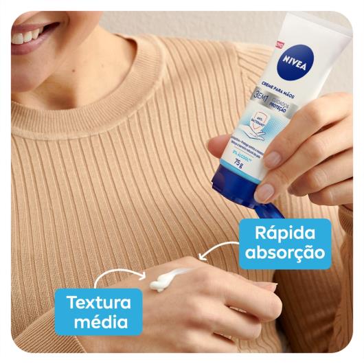 NIVEA Creme para as mãos  3 em 1 Ação Antibacteriana 75g - Imagem em destaque