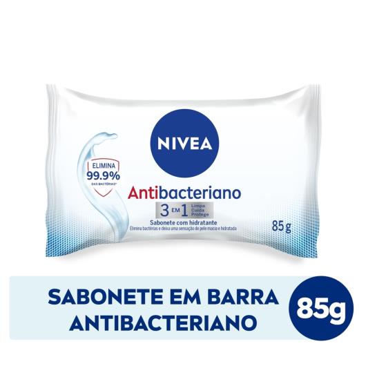 Sabonete Barra Antibacteriano Nivea Flow Pack 85g - Imagem em destaque