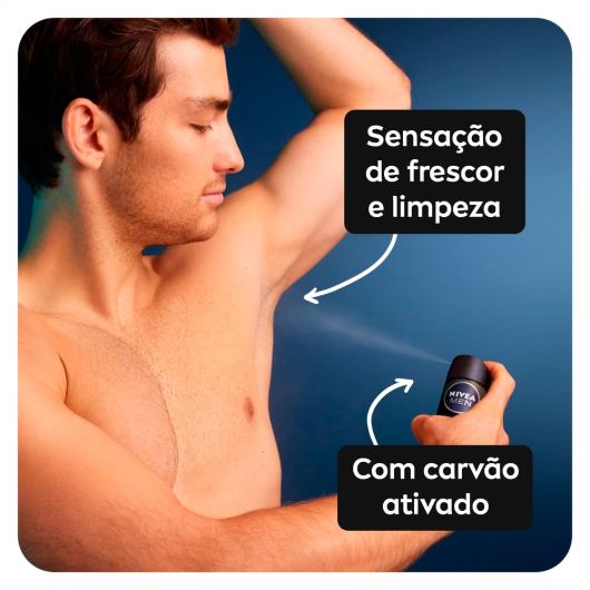 Antitranspirante Aerossol Carvão Ativado Beat Nivea Men Deep 150ml - Imagem em destaque