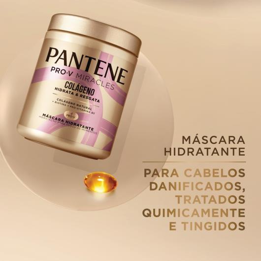 Máscara Hidratante Pantene Colágeno Hidrata & Resgata Pote 550ml - Imagem em destaque