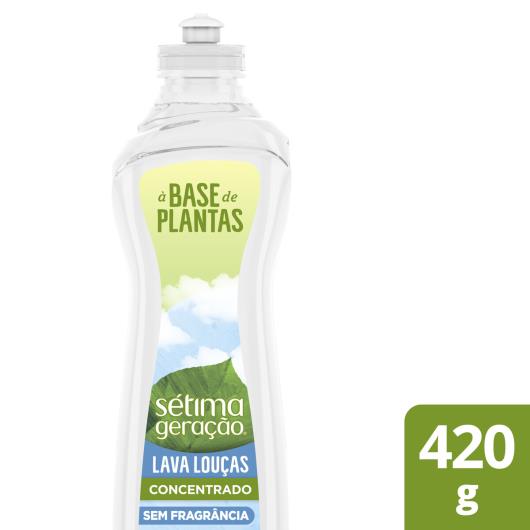 Lava louças concentrado sem fragrância Sétima Geração 420g - Imagem em destaque