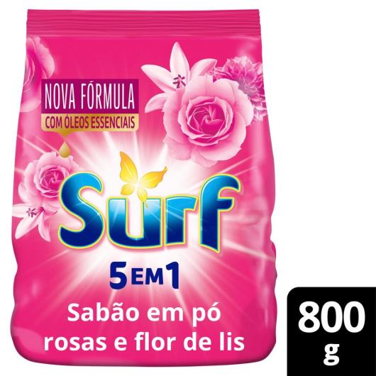Sabão em Pó 5 em 1 Surf Rosas e Flor-de-Lis 800g - Imagem em destaque
