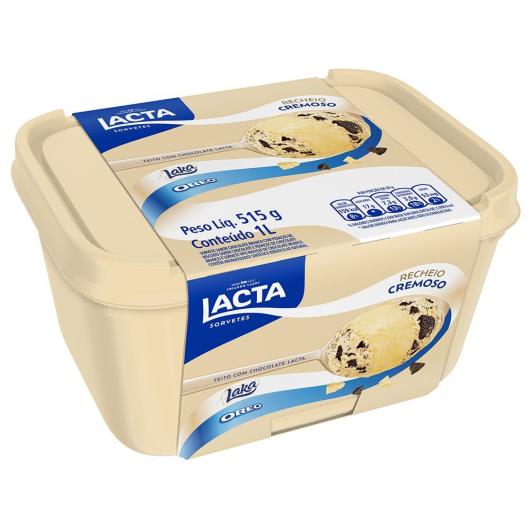 Sorvete Laka e Oreo Lacta Pote 1l - Imagem em destaque