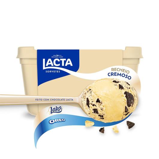 Sorvete Laka e Oreo Lacta Pote 1l - Imagem em destaque