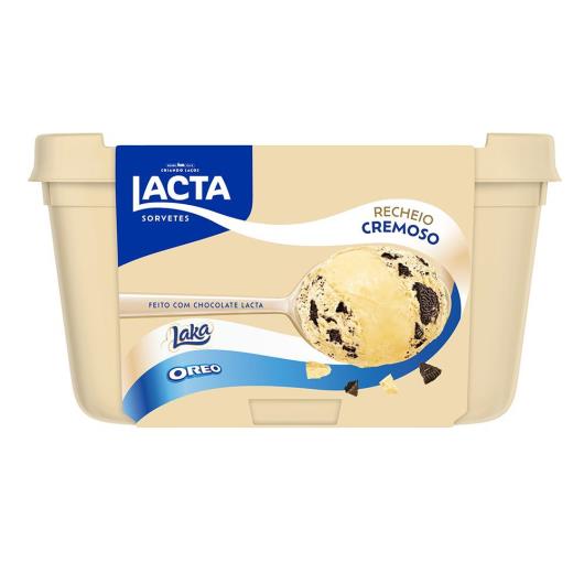 Sorvete Laka e Oreo Lacta Pote 1l - Imagem em destaque