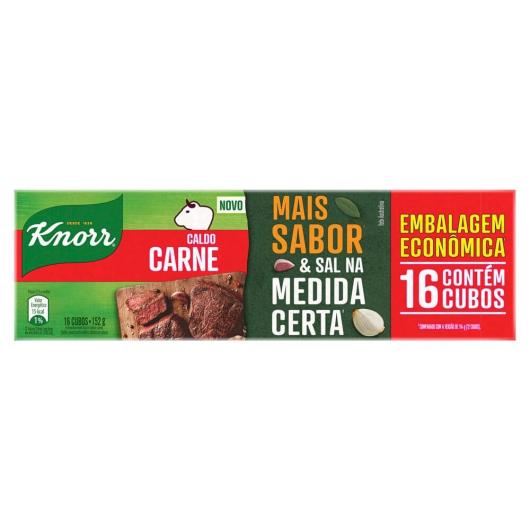 Caldo carne Knorr embalagem econômica 152g - Imagem em destaque