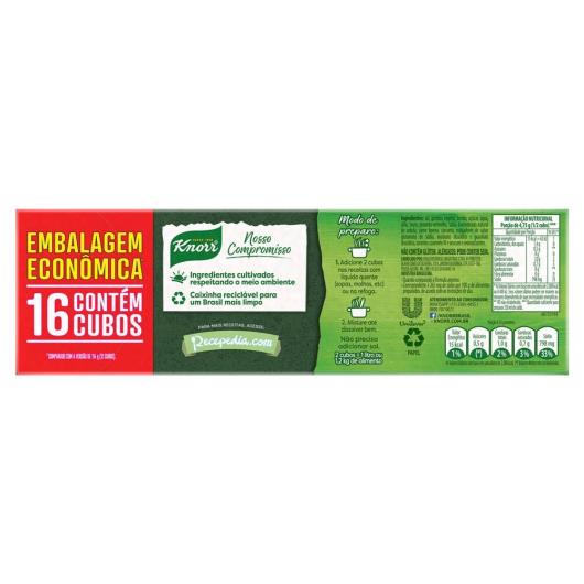 Caldo carne Knorr embalagem econômica 152g - Imagem em destaque