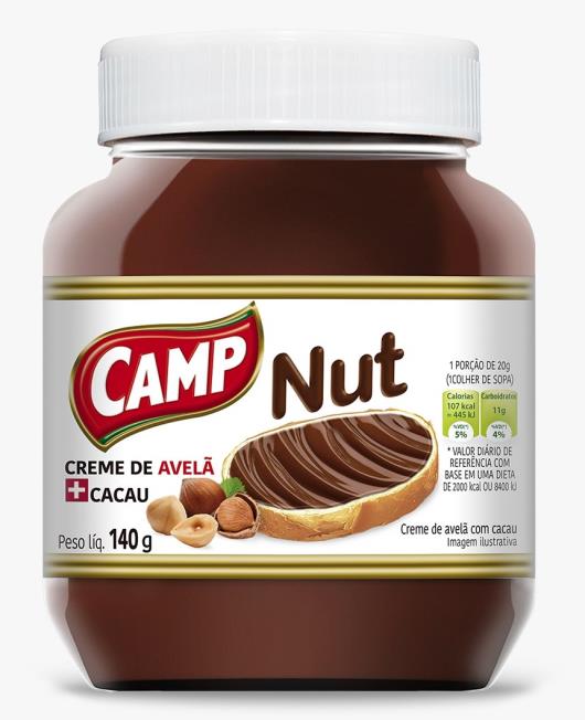 Creme de Avelã Camp Nut 140G - Imagem em destaque