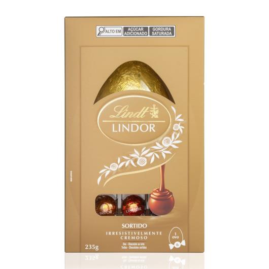 Ovo de Páscoa Lindt Lindor Chocolate Sortido 235g - Imagem em destaque