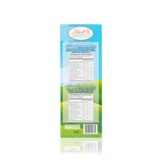 Ovo de Páscoa Lindt Gold Bunny Chocolate Ao Leite 125g - Imagem em destaque