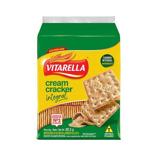Biscoito Cream Cracker Integral Vitarella Pacote 367,5g - Imagem em destaque
