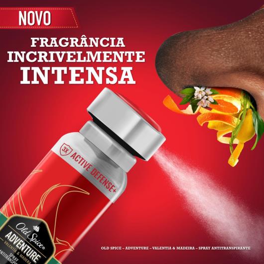 Desodorante Spray Antitranspirante Old Spice Adventure Valentia e Madeira 93g - Imagem em destaque
