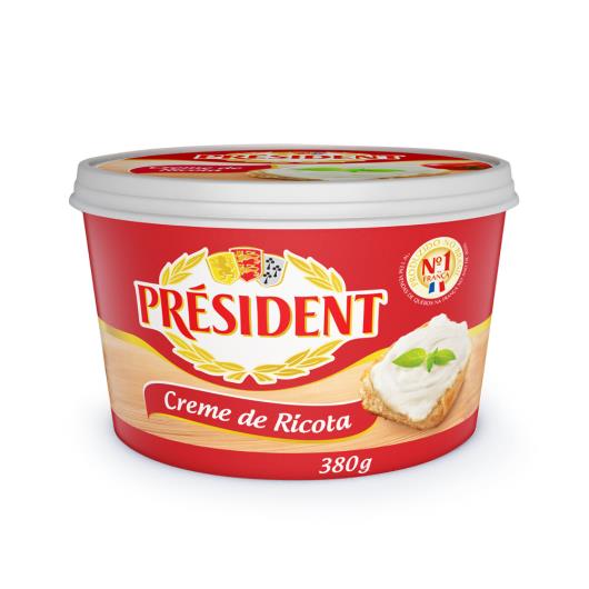 Creme de Queijo Ricota Président Pote 380g - Imagem em destaque