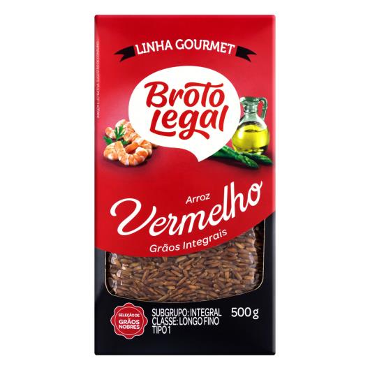 Arroz Vermelho Tipo 1 Integral Broto Legal Gourmet Caixa 500g - Imagem em destaque