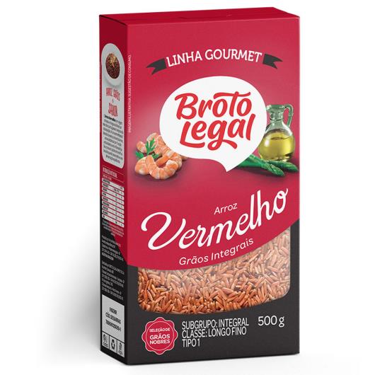 Arroz Vermelho Tipo 1 Integral Broto Legal Gourmet Caixa 500g - Imagem em destaque