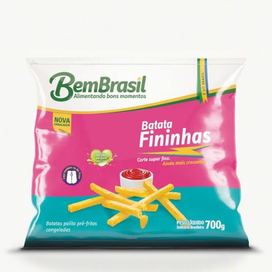 Batata Pré-Frita Palito Fininha Congelada Bem Brasil Pacote 700g - Imagem em destaque