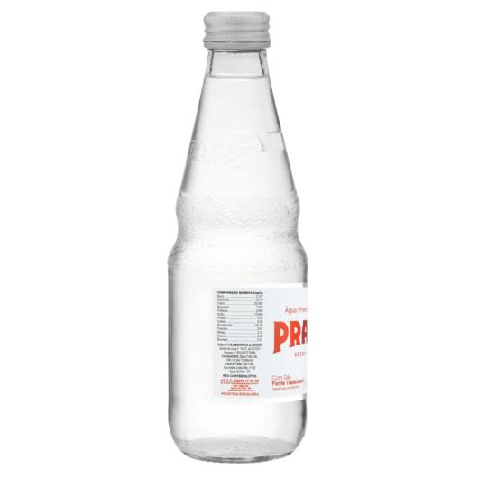 Água Mineral Natural com Gás Tampa Prata Garrafa de Vidro 300ml - Imagem em destaque