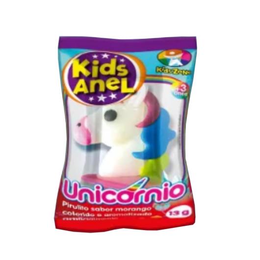 Pirulito Kids Zone Anel Unicórnio 1 unidade 13g Sabor Sortido - Imagem em destaque