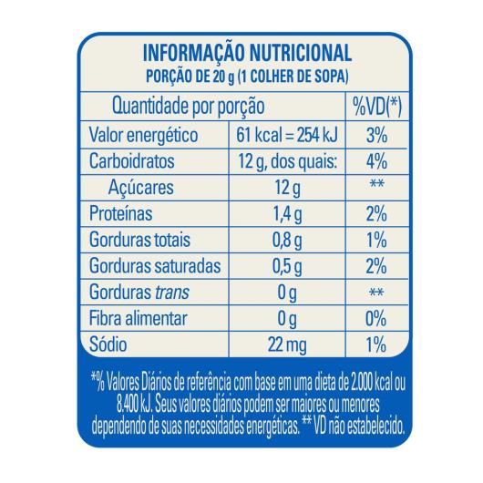 Leite Condensado MOÇA Semidesnatado Lata 405g - Imagem em destaque