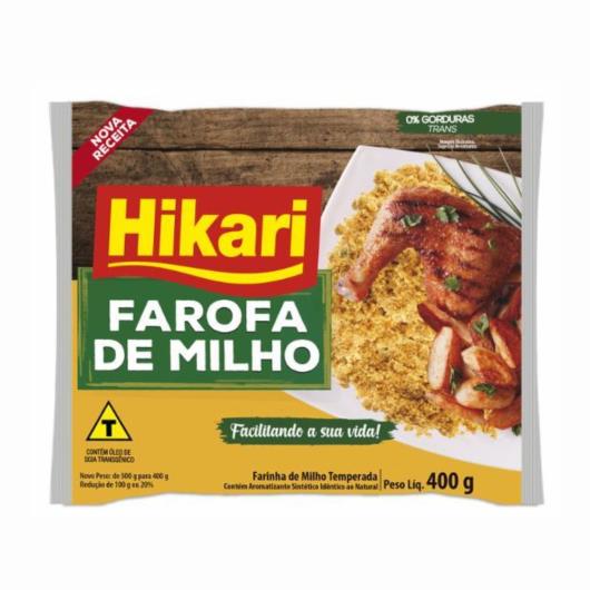 Farofa de Milho Hikari Temperada Pronta 400g - Imagem em destaque