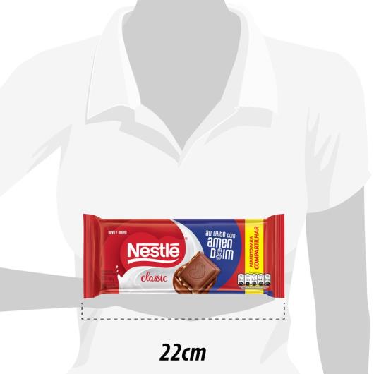 Chocolate Nestlé Classic ao Leite com Amendoim 150g - Imagem em destaque