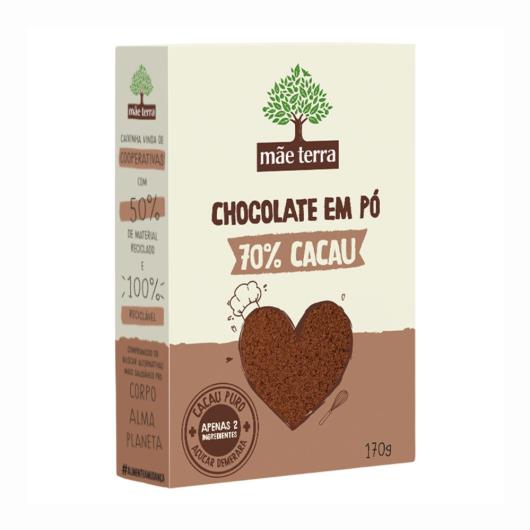 Chocolate Pó 70% Cacau Mãe Terra Caixa 170g - Imagem em destaque