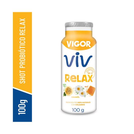 Leite Fermentado Vigor Viv Probiótico Relax Maracujá, Camomila e Mel 100g - Imagem em destaque