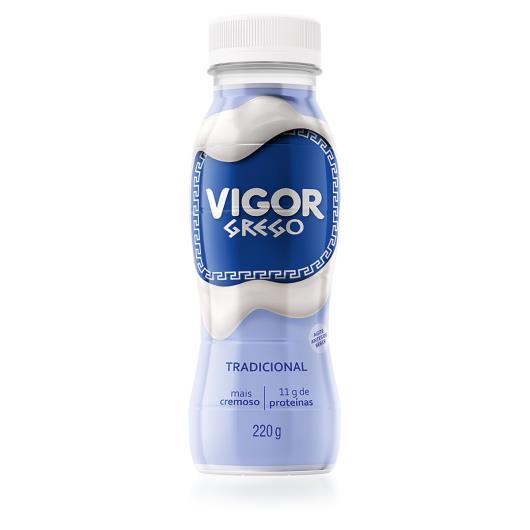 Iogurte Grego Tradicional Vigor Frasco 220g - Imagem em destaque