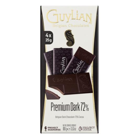 Chocolate Belga Amargo 72% Cacau Guylian Premium Caixa 100g - Imagem em destaque