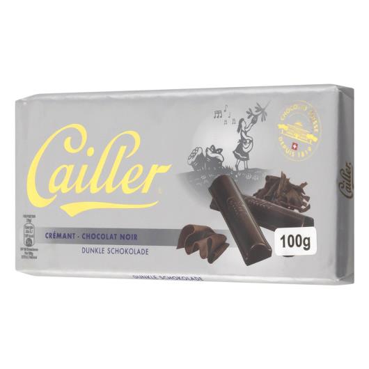 Chocolate Suíço Amargo 46% Cacau Cailler Crémant Cartucho 100g - Imagem em destaque