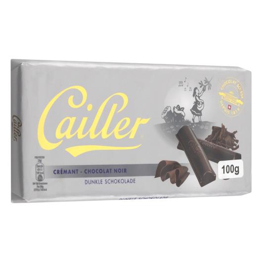 Chocolate Suíço Amargo 46% Cacau Cailler Crémant Cartucho 100g - Imagem em destaque