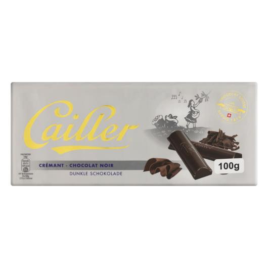 Chocolate Suíço Amargo 46% Cacau Cailler Crémant Cartucho 100g - Imagem em destaque