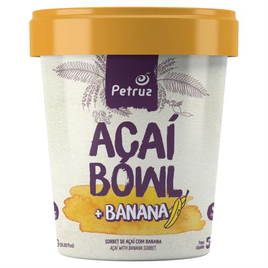 Sorbet Açaí com Banana Petruz Pote 500g - Imagem em destaque